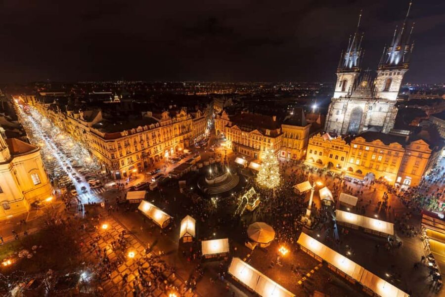 Prague: Private Christmas Markets and Landmarks Tour - Visiting the Historic John Lennon Wall and Water Mill