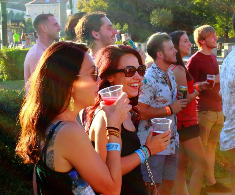 Prague: Riverside Parties - The Start at the Recovery Room in Old Town