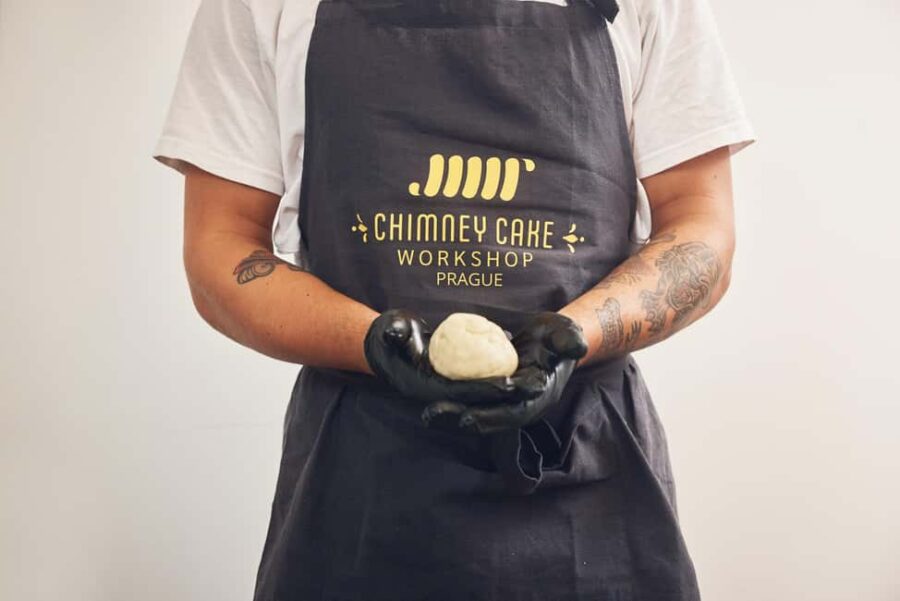 Prague: Traditional Chimney Cake (Trdelník) Making Workshop - The Unique Process of Making Trdelník on a Wooden Spit