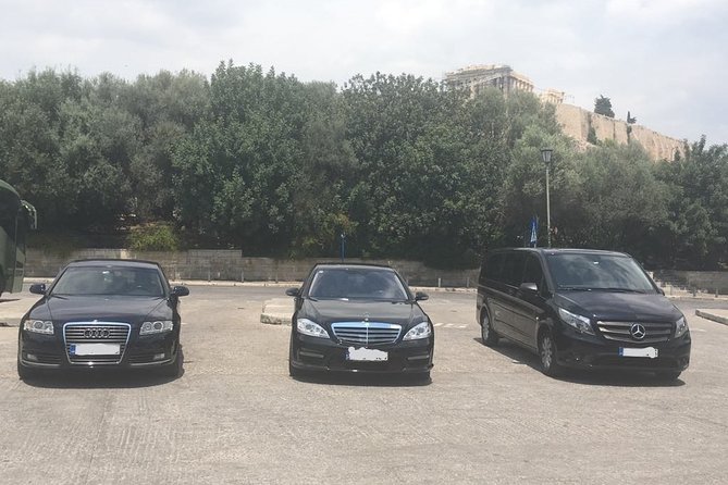 Premium Class Transportation (Sedan Car) Athens city hotels-Athens Airport - Onboard Comfort with WiFi and Refreshments