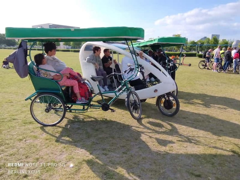 Private Berlin Rickshaw- Historical Berlin Up to 6 People - Relaxed Visits to Tiergarten and the Berlin Wall