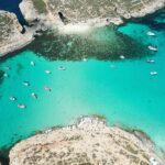 Private Boat, Blue lagoon, Crystal lagoon Comino, Gozo Malta Ultimate Highlights - Explore Comino’s Lagoon Highlights