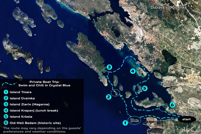Private Boat Trip - Swim and Chill in Crystal Blue ibenik - Visiting Otok Dvainka: Hidden Corners of the Adriatic