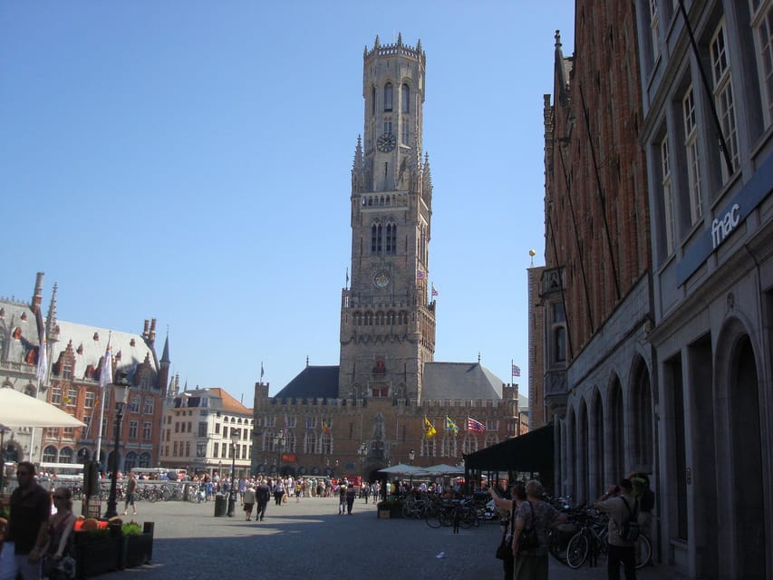 Private Bruges Landmarks & Hidden Gems Tour from Brussels - Exploring Bruges Market Square and Belfry Tower