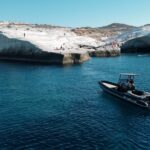 Private Cruise with Speedboat: Milos- Polyaigos- Kimolos - Exploring Milos Most Famous Stops: Gerakas and Sarakiniko Beach