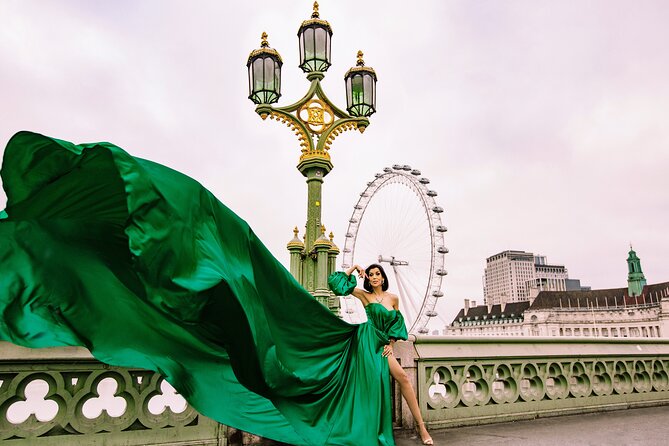 Private Epic Flying Dress Photoshoot in London - Starting Point and Duration of the Photoshoot