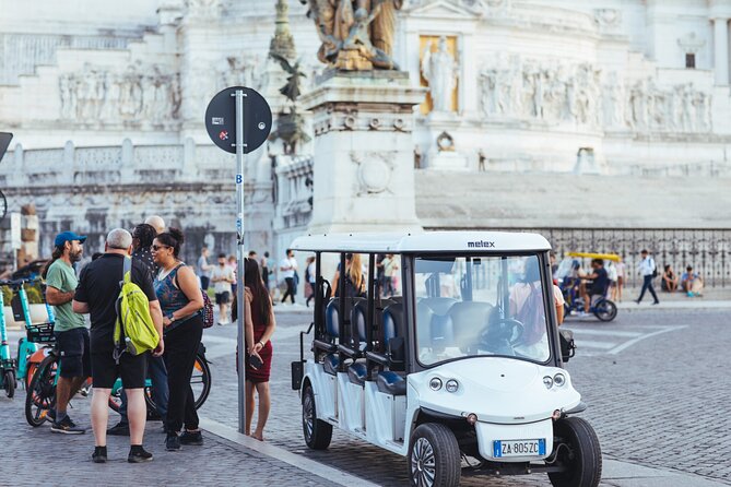 Private Evening Golf Cart Tour of Rome with Aperitivo - Highlights of the Nighttime Rome Experience