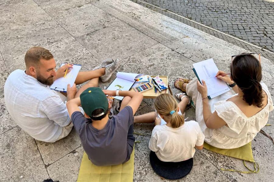 Private Family Scavenger Hunt & Art Lab Tour Rome Landmarks - Starting Point in the Heart of Rome