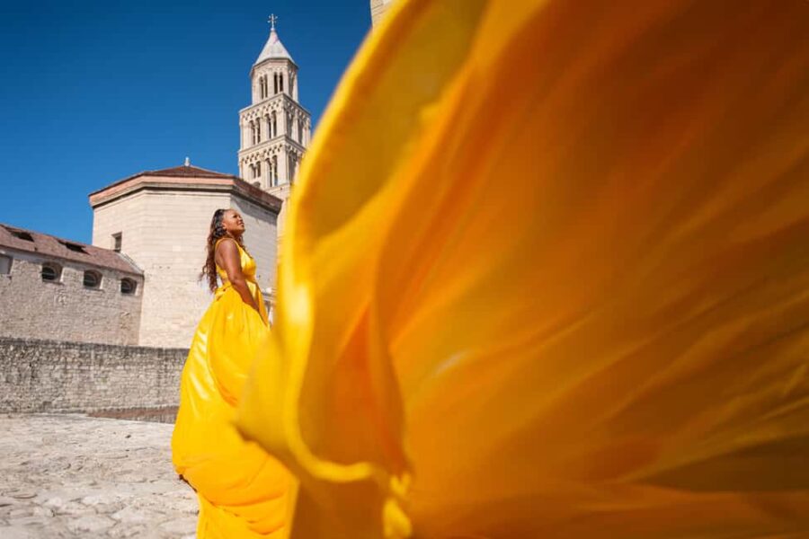 Private Flying Dress Photo Session in Split, Croatia - Choosing Your Location in Split