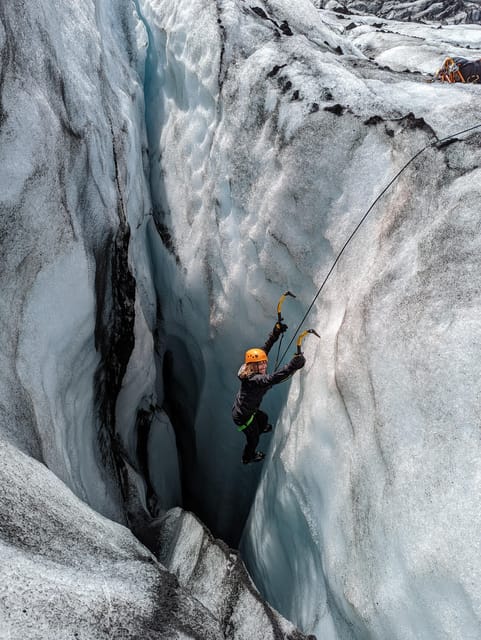 Private Ice Climbing at Sólheimajökull - Learning How to Safely Climb on a Glacial Ice Wall
