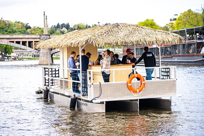 Private Prague Party Tiki Boat Tour: The Floating Bar - The Elegant Cruise Past Charles Bridge and Prague Castle