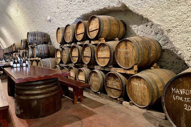 Private Santorini Wine Tour with 12 Wine Tastings and Greek Meal - Discovering Santorini’s Unique Vineyards and Wineries
