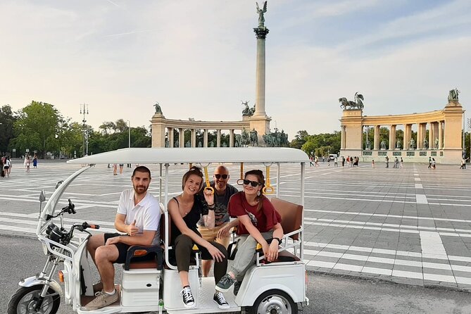 Private Sightseeing Tour using Electric Tuk Tuk Ride in Budapest - Heroes’ Square and Its Iconic Statues