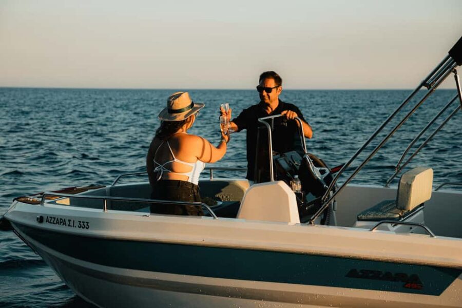 Private Sunset Cruise in Makry Gialos - Departure from Makry Gialos Port on a Modern Speedboat