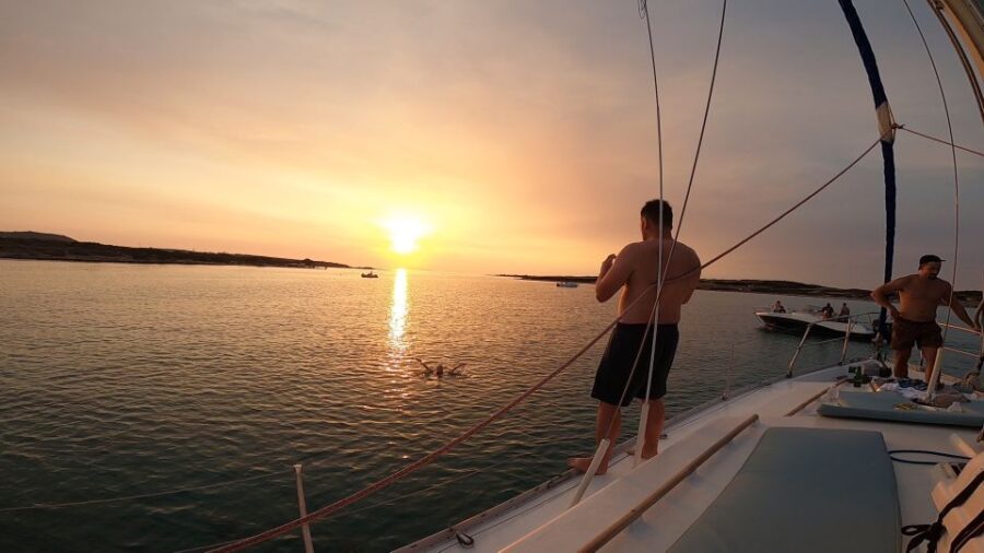 Private Sunset Cruise to Antiparos with Local Snacks - The Departure Point and Private Group Setting