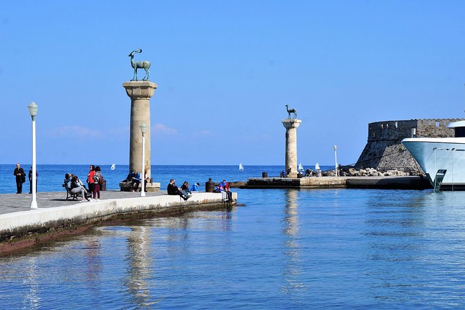 PRIVATE TOUR FOR SENIORS IN RHODES - NO EXTENSIVE WALKING - Up to 4 People - Visit the Iconic Colossus of Rhodes and Mandraki Harbor