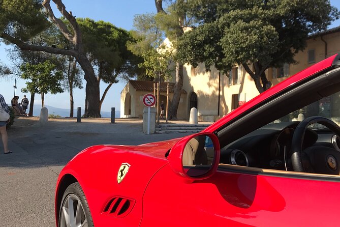 Private Tour of Juan les Pins by Ferrari - Scenic Drive Through the French Riviera in a Ferrari V8