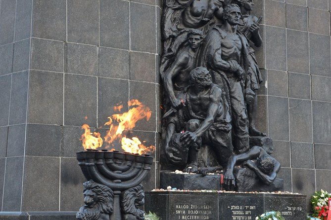 Private Tour: Warsaw's Jewish Heritage by Retro Fiat - Visiting the Fragment of Ghetto Wall and Memorials