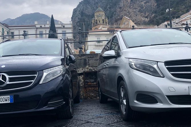 Private transfer from Sorrento to Naples Airport/Central Station - The Mercedes Vehicle Offers Space and Climate Control