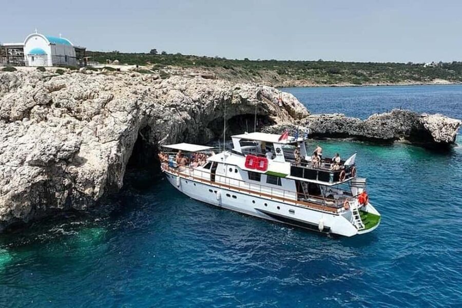 Protaras: Adults Presidents Cruise with Slide, BBQ & 1 Drink - From the Protaras Pier to the Historic Yacht