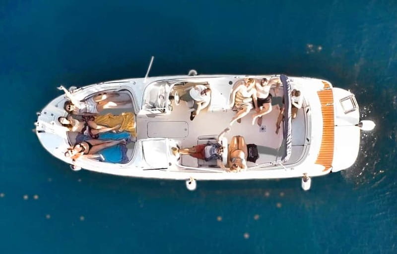 Puerto Banús: Floky Boat Cruise with Snorkeling & Paddle SUP - Fully Equipped Boat Designed for Comfort and Fun