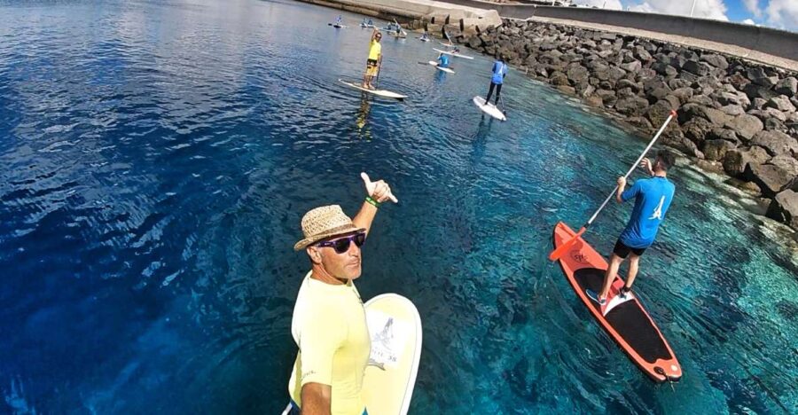 Puerto del Carmen: Stand Up Paddleboarding Class - Puerto del Carmens Prime Paddleboarding Location