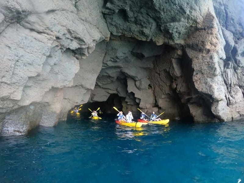 Puerto Mogán: Guided Adventure Kayak Tour in Caves & Snorkel - What to Expect from the 4-Hour Experience