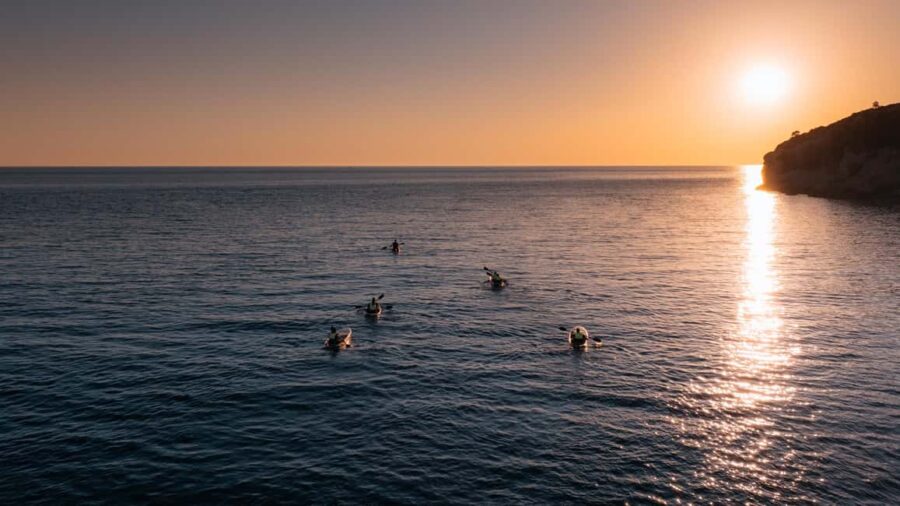 Pula:Sunset Tour By Clear Kayak,Cave,Swim & Cliff Jumping - Visiting the Blue Cave: An External View and Historical Talk
