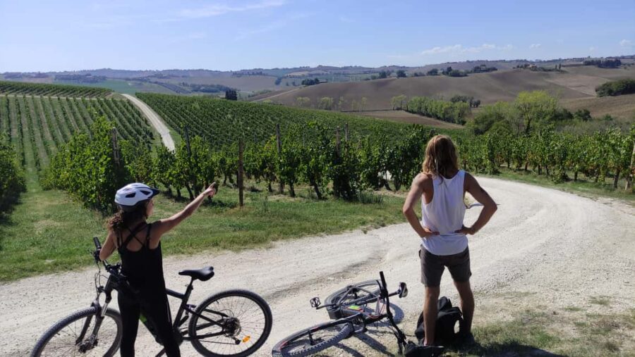 Recanati: discover the hills of infinity by E-Bike - Riding an E-Bike in the Countryside