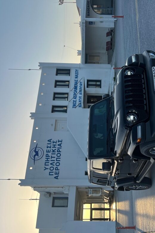 Rent Exclusive Jeep Wrangler 4x4e in Naxos - Convenience and Comfort with All-Inclusive Extras