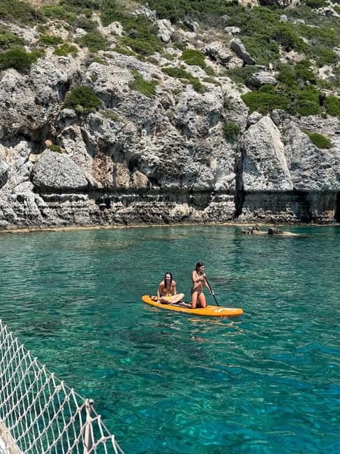 Rhodes: All inclusive Catamaran Escape with Lunch & Drinks - Starting Point at Mandraki Harbour in Rhodes