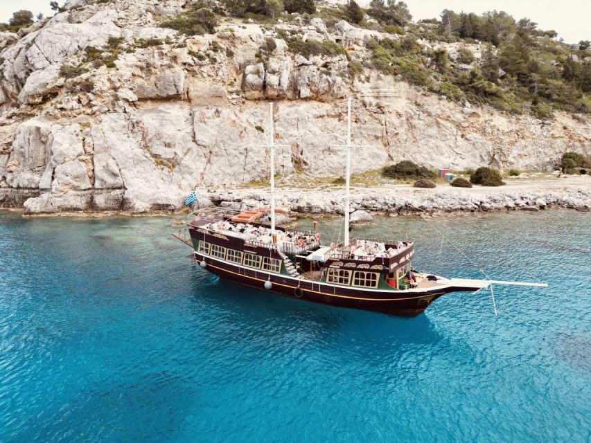 Rhodes: All Inclusive Day Cruise with BBQ & Unlimited Drinks - Exploring the Bays: Anthony Quinn, Afandou, and Kallithea Springs