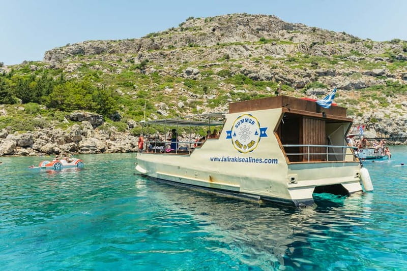 Rhodes: Anthony Quinn, Ladiko and Caves All-Inclusive Cruise - Exploring Anthony Quinn Bay: The Showstopper