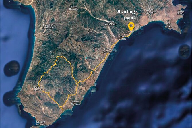 Rhodes ATV Quad Adventure Guided Tour - Visiting Mavros Kavos Beach: Secluded Sands and Refreshing Swims