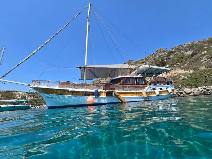 Rhodes: Bay to Bay, Including Drinks and BBQ - Ladiko Bay: Swimming, Snorkeling, and Greek BBQ