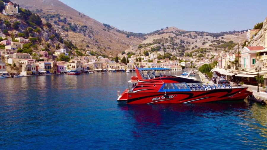 Rhodes: High-Speed Boat to Symi Island & Saint George's Bay - The Charm of Symi Islands Colorful Harbor
