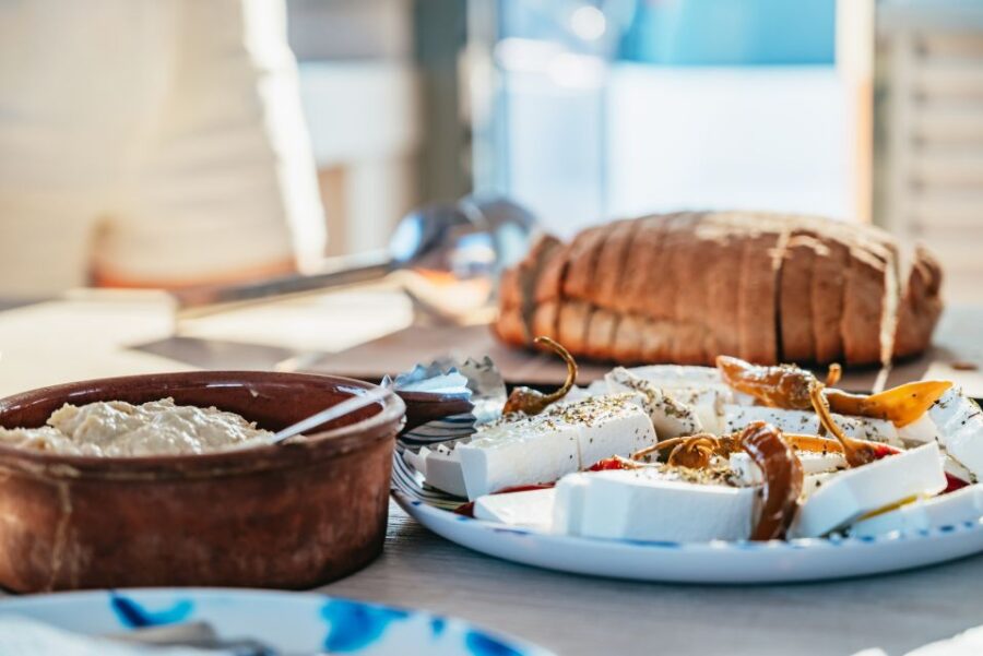 Rhodes: Sunset Catamaran Cruise with Dinner Buffet & Drinks - Starting Point at Mandraki Harbor