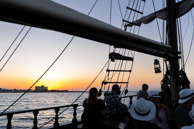 Rhodes: Sunset Cruise 1 hour on an 18th-Century Boat - The Historic Charm of the Handmade Xebec Ship