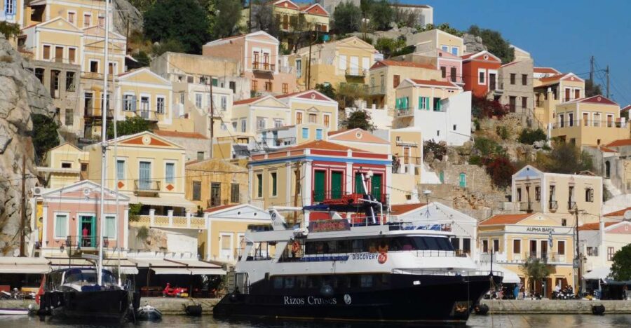 Rhodes Town: Boat Trip to Symi Island and St Marina Bay - Departure from Rhodes Harbour and Pickup Points
