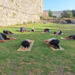 Rhodes Town: Outdoor Yoga at Grand Masters Garden - The Serene Yoga Spot at Tafros Under the Trees
