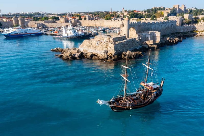 Rhodes:1-hour Sightseeing Day Cruise on an 18th-Century Boat - Viewing Rhodes’ Historic Old and New Towns from the Sea