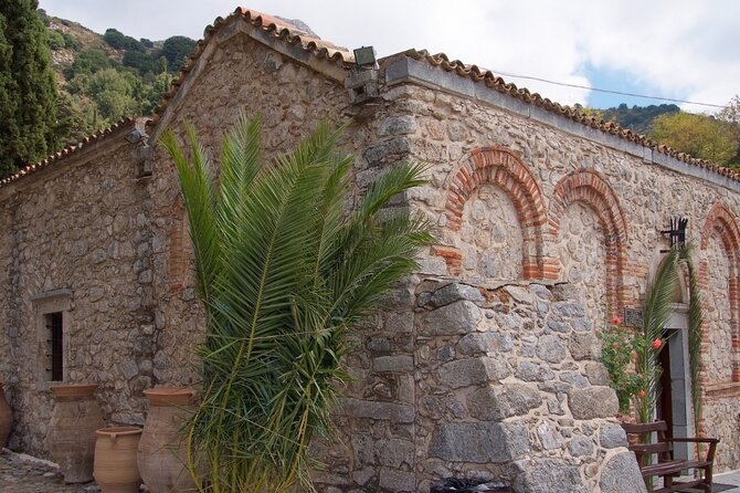 Road-trip to Lasithi: Vidiani, Krasi, Olive Mill Farm, Lasinthos - Visiting the Monastery Vidiani at the Foot of Louloudaki Mountain