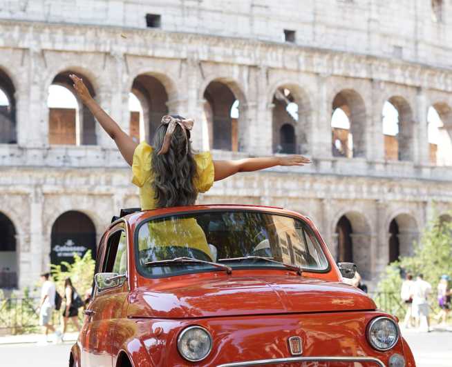 Roma: Gelato & Fiat 500 Vintage Adventure - Starting Point at Caffe Roma and Easy Accessibility