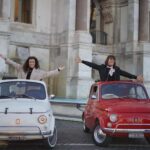 Roma: Photography service with Fiat 500 Retro car - The Charm of the Vintage Fiat 500 in Rome