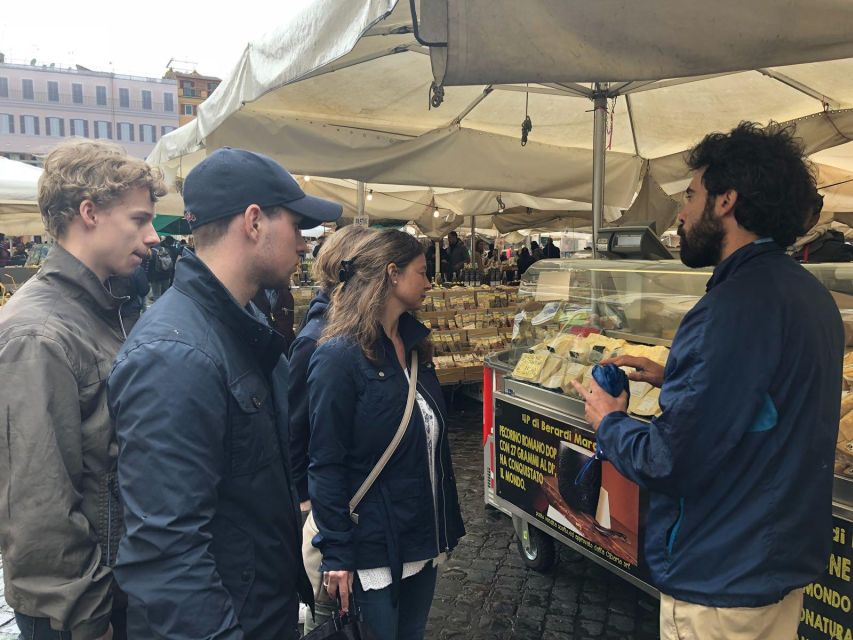 Roman Food Walk - Starting at the Vibrant Campo de Fiori Market