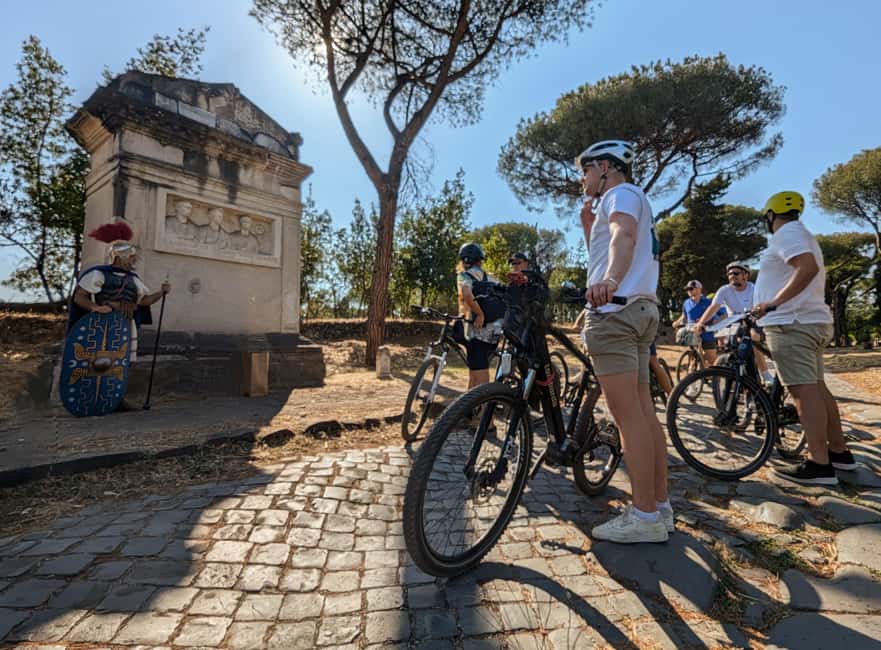 Rome: Appian Way, Catacombs & Aqueducts by eBike + Transfer - Convenient, Stress-Free Start with Private Transfer