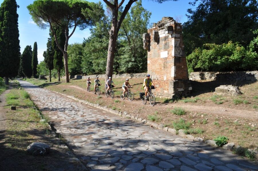 Rome: Appian Way, Catacombs, & Roman Aqueducts E-bike Tour - The Route: From the Ancient Walls to the Aqueduct Park