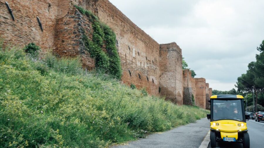 Rome: Appian Way Golf Cart Tour with Roman Catacombs Entry - Scenic Drive on the Historic Appian Way