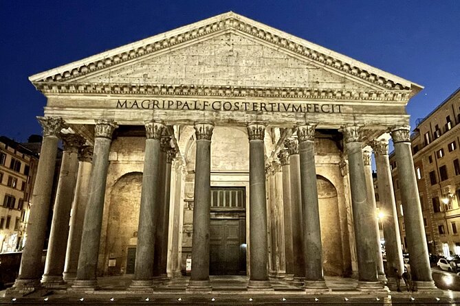 Rome at Night - Illuminating the Eternal City - The Pantheon’s Architectural Grandeur After Dark