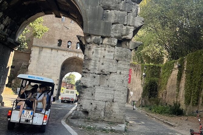 Rome Catacomb & Appian Way Small-Group Tour by Golf Cart - Visiting the Appian Way, Rome’s Ancient Road